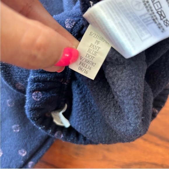 BabyGap Kids Fleece Set Full Zip Hoodie Jogger Sweatpants 4 Top 3 Pants Navy - Picture 7 of 11